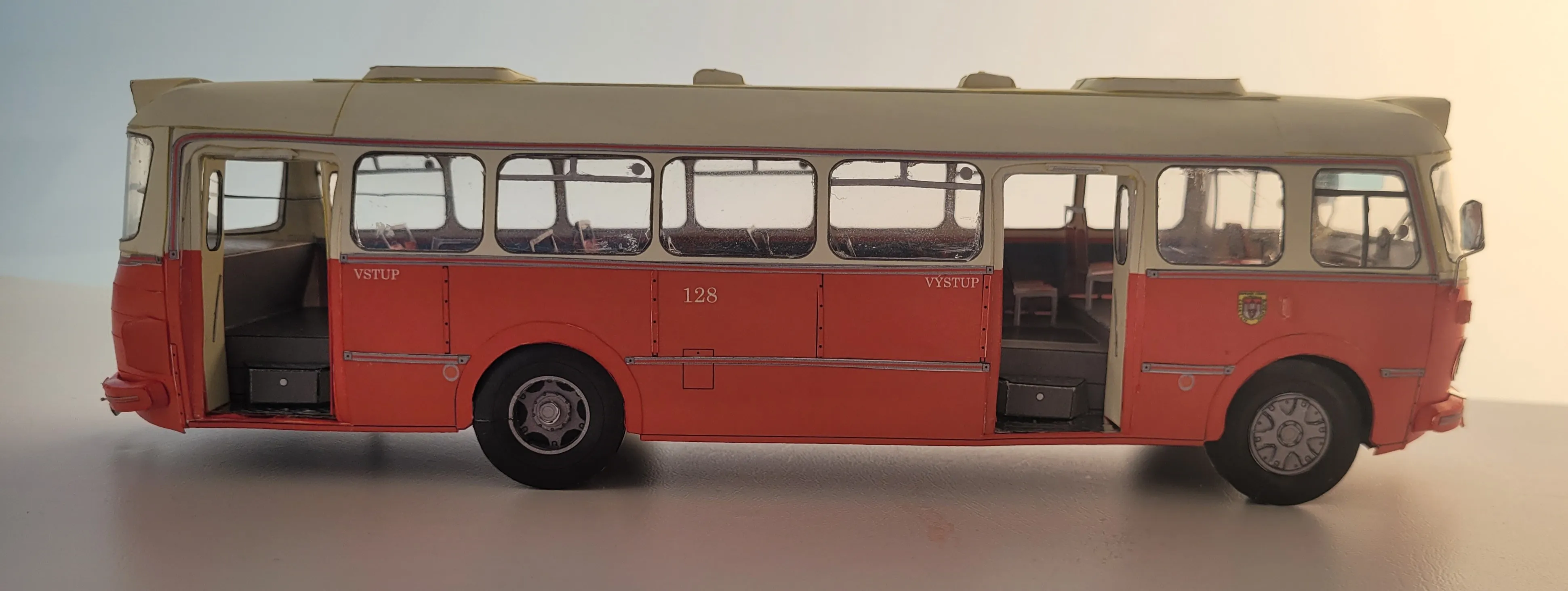 Papierový model autobus Škoda RTO